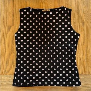 y2k boatneck tank top